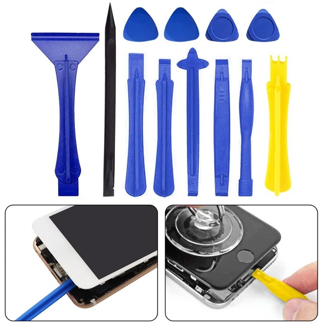 Leva In Acciaio Inox Per Apertura Schermo Smartphone - Strumento Di Riparazione Sottile 0,1mm Con Impugnatura Ergonomica - Per Telefono, Tablet, Orologi
