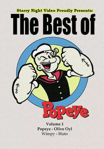 The Best of Popeye - Volume 1,New DVD, Popeye, Olive Oyl, Wimpy, Bluto