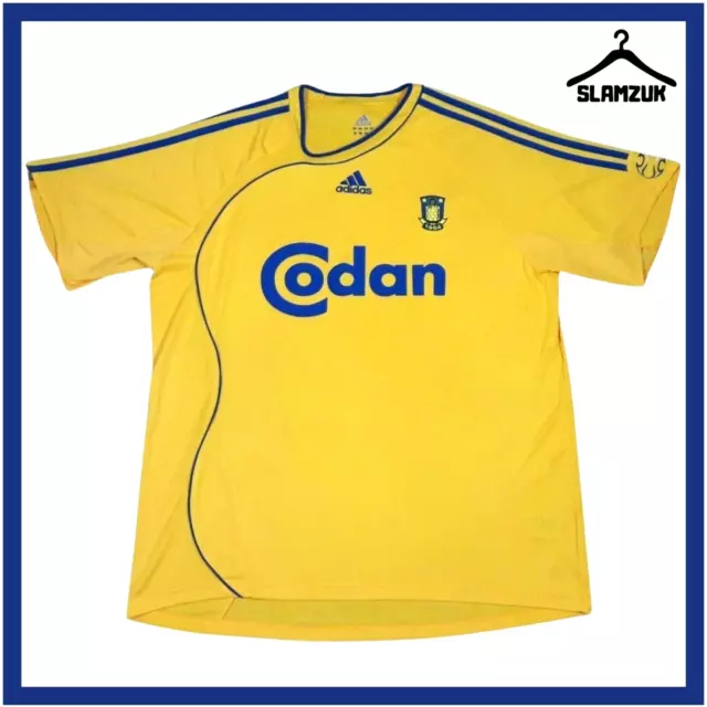 Brondby IF Football Shirt Adidas Small Home Fodboldtrøje Brøndby 2006 2007 B25