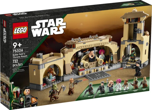 Lego Star Wars 75326: Boba Grassets Thronsaal Nuovo & Imballo Originale / Throne Room New & Misb