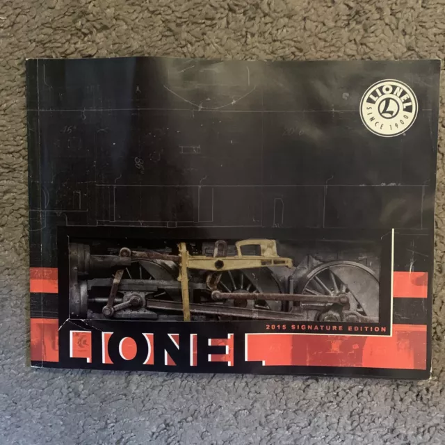 Lionel Trains Book Signature Edition Catalog Collectors Club Railroad 2015