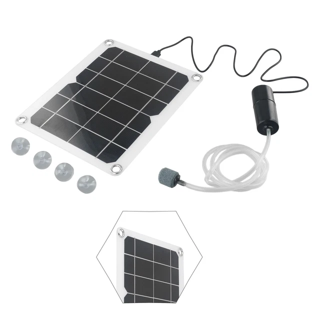 Aeratore Per Stagno Solare 4W Con Pompa Aria - Esterno, Acquario, Idroponica