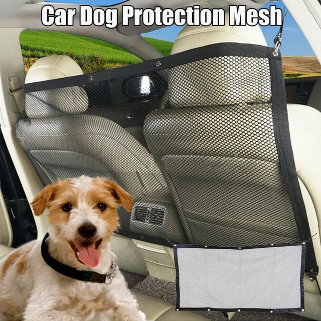 ADJUSTABLE MESH PET Protection Net Travel Car Barrier Suit for Dog Cat ...