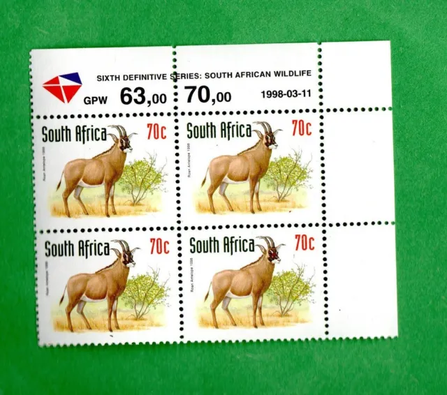 South Africa Sixth Definitive Series Wildlife Mnh