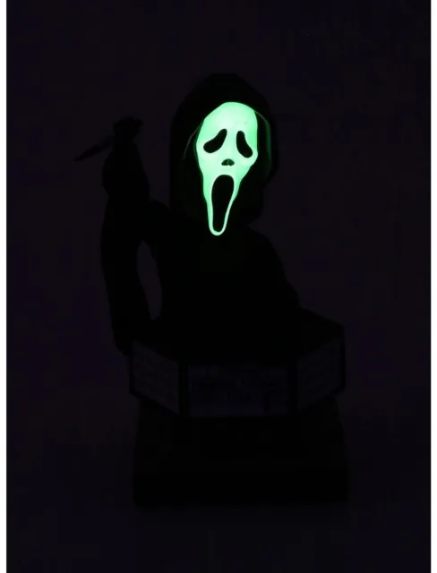 Royal Bobbles Glow-In-The Dark Ghost Face Bobblehead Scream Horror Exclusive NEW 2