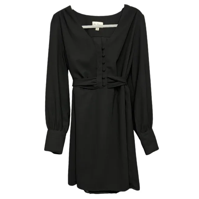 Alice Temperley for Target V Neck Long Sleeve Victorian Dress Black XL