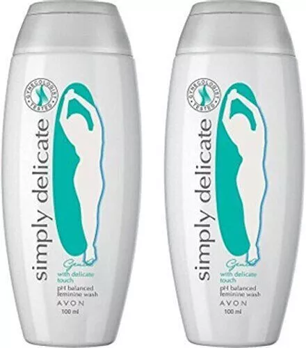 AVON Simply Delicate Gentle Feminine Wash - ( Pack of 2 ) free shipping