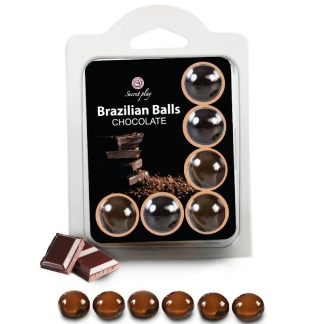 Secretplay Set 6 Brazilians Balls Chocolate Envío Discreto 24H