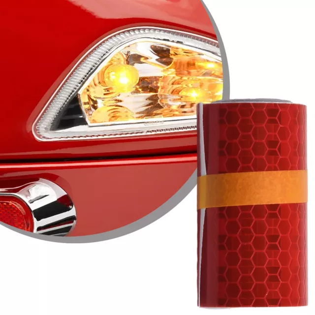 Adesivo Nastro Auto Adesivo Riflettore Luce Pellicola Riflettente Promemoria Proteggi
