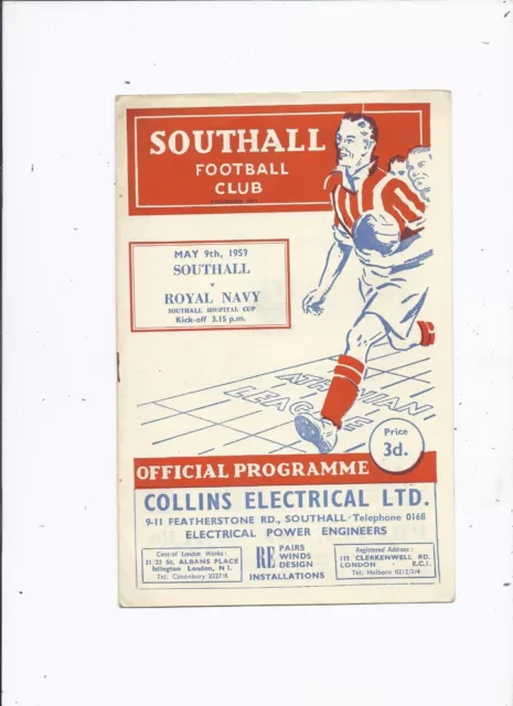 Southall v Royal Navy 9 May 1959