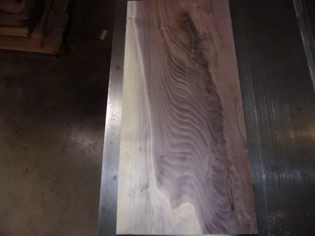 1 Pc Walnut Crotch Lumber Wood Kiln Dried Board 1304V Highly Figured