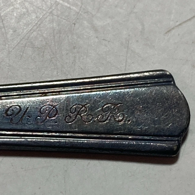 Small Vintage UNION PACIFIC RR Silverplate Spoon – Victor Silver Co CAB