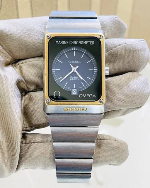 Omega Constellation 198.0082 Marine Chronometer 14K/Ss Jumbo Mens Watch!! Rare!! Omega Constellation 198.0082 Marine Chronometer 14K/Ss Jumbo Mens Watch!! Rare!!