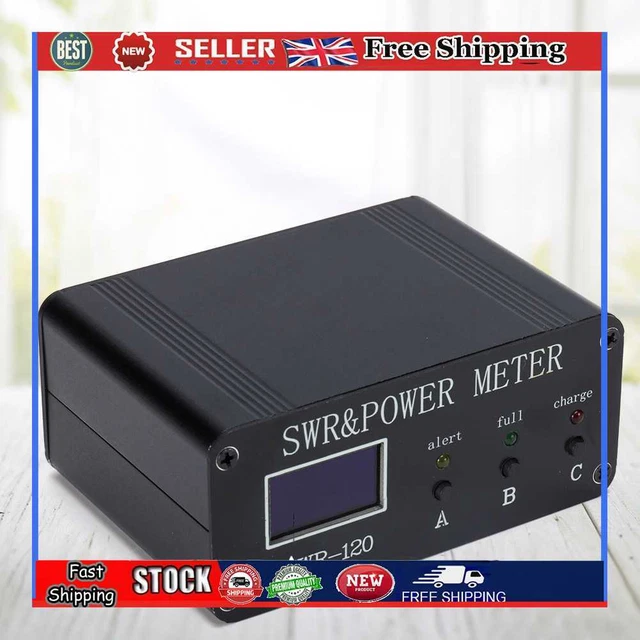 Wavemetro permanente 1,8 MHz-50 MHz FM AM CW SSB 0,5W-120W con display digitale OLED