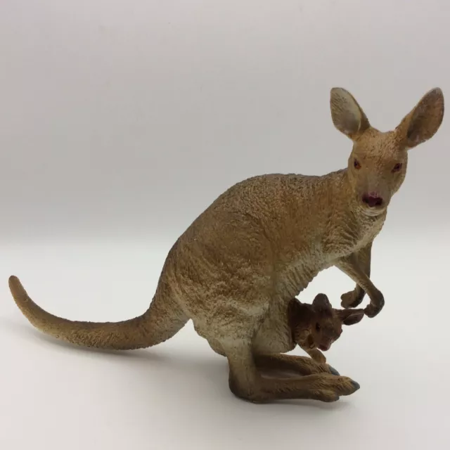 AAA Large Kangaroo Australian Wildlife Model - With Joey in Pouch