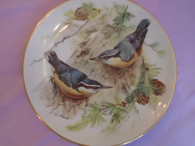 Assiette Porcelaine Allemande:sittelle-Torchepot