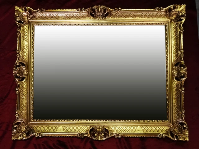 Casa Padrino miroir mural baroque noir 190 x H. 155 cm - Miroir de
