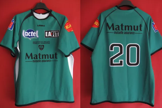 Maillot rugby Montauban Matmut LEGEA Porté #20 Vintage - XXL