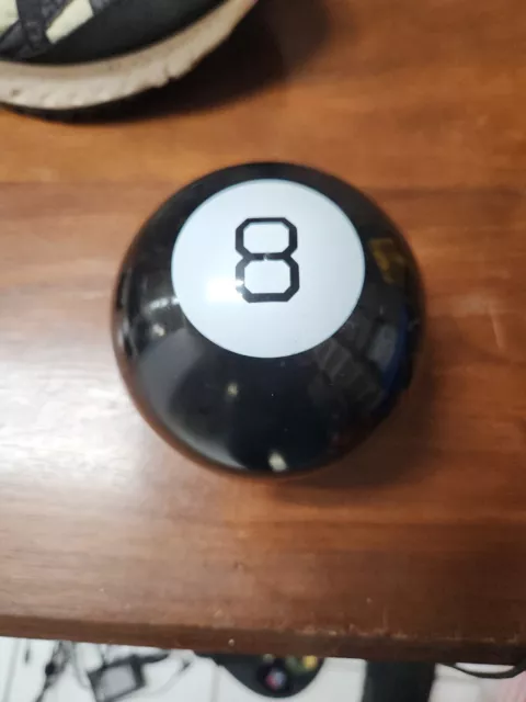 Vintage 1980s Magic 8 Ball Classic Mattel Toy Fortune Teller (30188,1186)