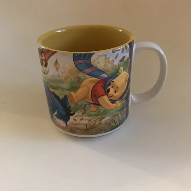 Walt Disney Classics Winnie The Pooh Ceramic Mug Cup Windy Day Roo Tigger 2008