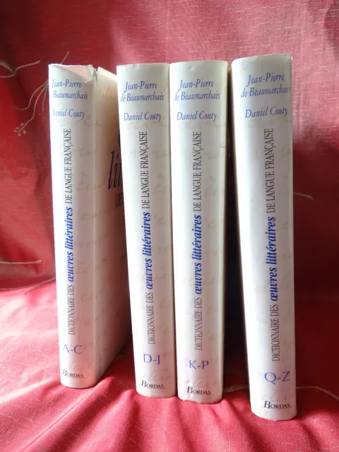 Dictionnaire des œuvres littéraires de langue française, 4 Vol. 1995 Bordas