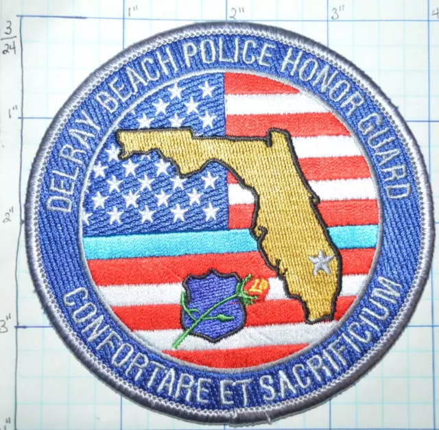 Florida, Delray Beach Police Dept Honor Guard Patch