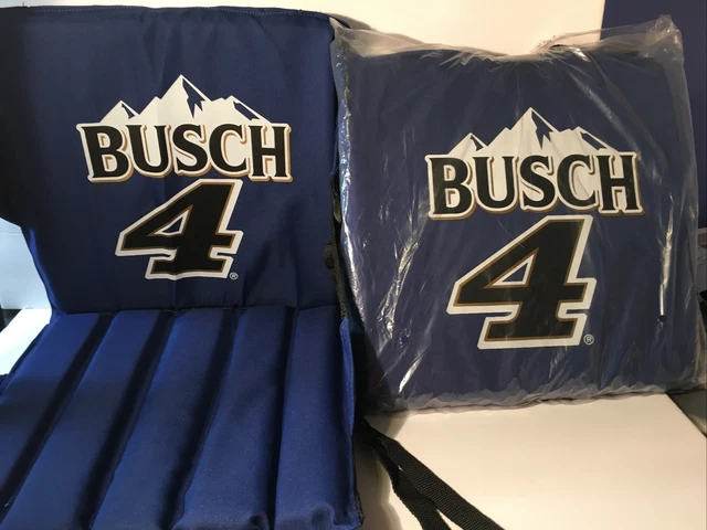 BUSCH Beer Stadium PADDED Folding SEAT Bleacher CUSHION Football Sports Chair