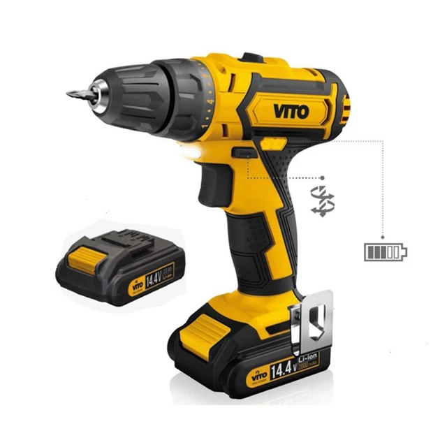 Tronçonneuse Sans Fil Sur Batterie Erbauer ECSG18-Li 18V Guide 30 Cm Avec 2 Batteries Et Chargeur