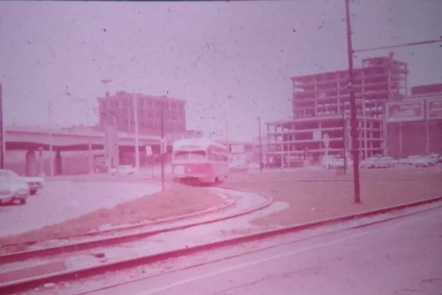 QQE01 BUS, STREET CAR, SUBWAY Train 35mm Slide CTA CHICAGO