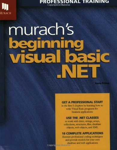 MURACH'S BEGINNING VISUAL BASIC .NET By Anne Prince **Mint Condition**