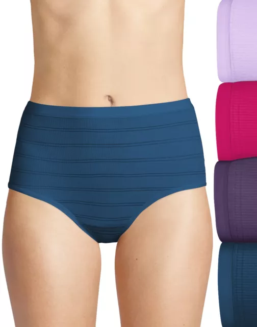 HANES WOMENS BRIEF 4 Pack Underwear Panty Ultimate Comfort Flex Waistband  Fit £16.12 - PicClick UK