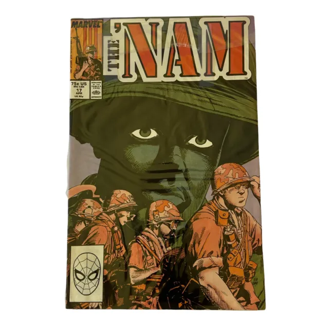 '88 Vtg MARVEL Comics The 'Nam Vol 1 #17 Rob Little Back in the Boonies