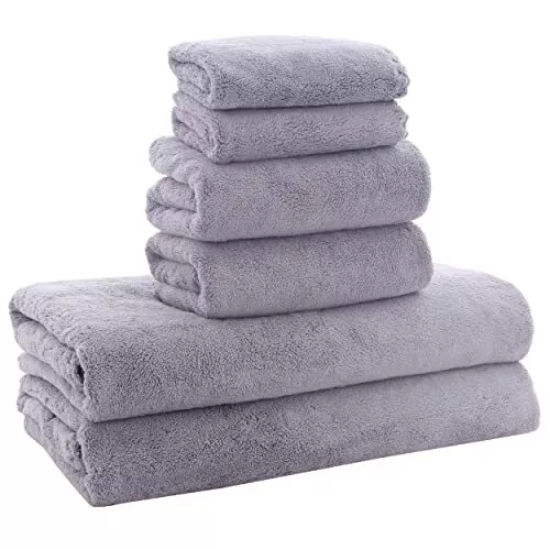 MOONQUEEN Ultra Soft Towel Set - Quick Drying - 2 Bath Towels  Assorted Colors