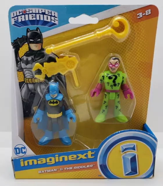 Fisher-Price Imaginext DC Super Friends Batman & The Riddler 2 Pack Figure Set