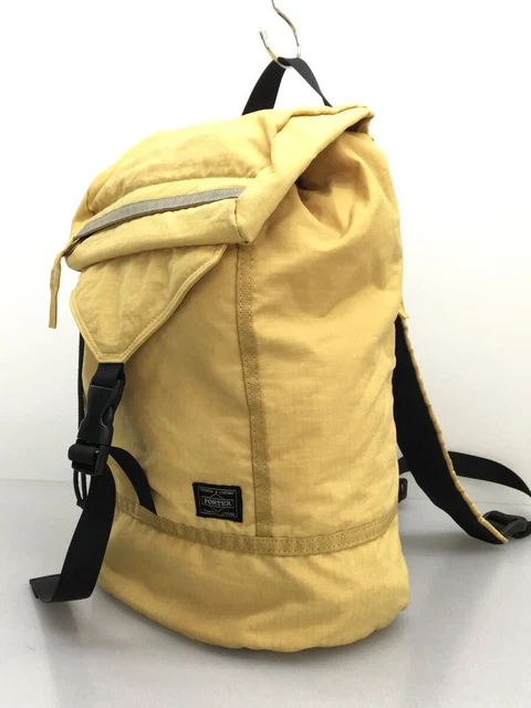 Porter Backpack/Nylon/Yellow/Plain/Dirt//Porter