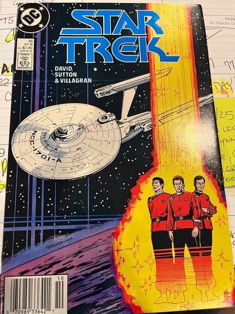 DC COMICS - STAR TREK - Oct 1988 - Kirk, Spock, Scotty