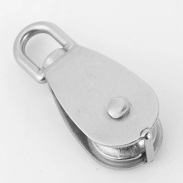 STAINLESS STEEL SHEAVES Pulleys Snatch Rigging Blocks Single M32 £12.35