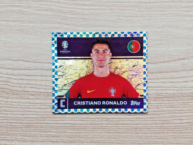 TOPPS EURO 2024 - Parallel Euro Border - Swiss Sticker - Cristiano ...