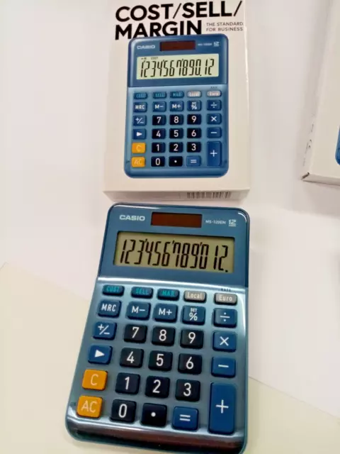 Calcolatrice  Digitale 12 CASIO Cifre da Tavolo Studio Scuola Ufficio 14 Cm
