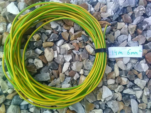 14m : fils / cable d alimentation HO7-VK 6 mm² souple ( bretelle disponible )