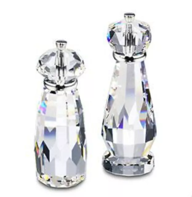 SWAROVSKI CRYSTAL MEMORIES SALT & PEPPER miniature figurine set  665053