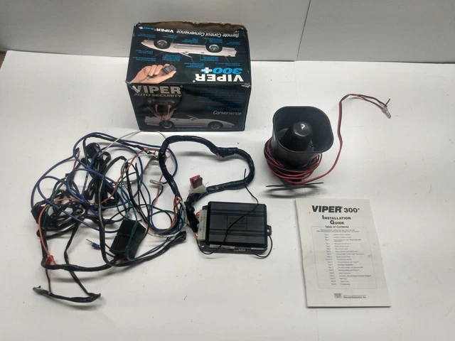 Viper 300+ Auto Security System CAR ALARM UNTESTED