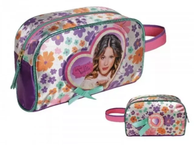 Kulturtasche Kinder Kosmetik Tasche Disney Violetta