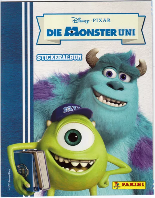 Die Monster Uni / Disney / Pixar  /Leeres Sticker Album/Neu