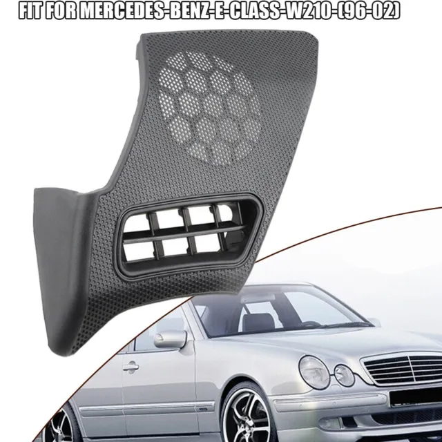 Grilles de haut-parleur noir de tableau de bord gauche pour W210 E3