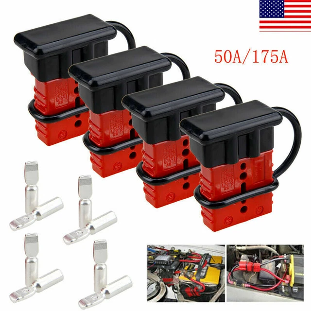 4* BATTERY QUICK Terminal Connector Plugs Connect Disconnect Winch Plug