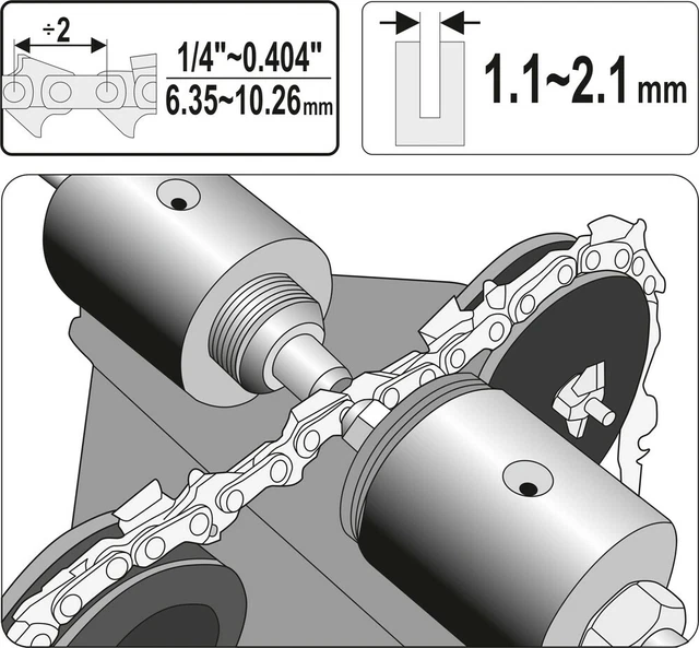 YATO YT-84970 Outil de Rivet Chaîne Chaînes Scie