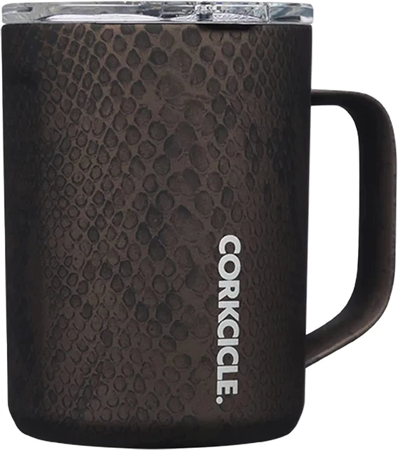 NEW Corkcicle Insulated Stainless Steel VIP Handle Mug 16 oz. in Rattle