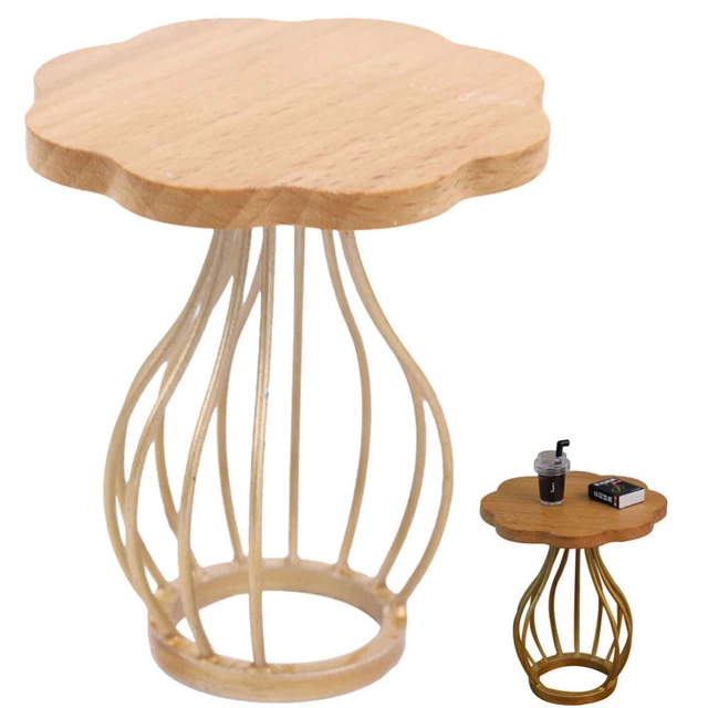 Doll House Furniture Decor Coffee Table Models Miniature Dressing Toys