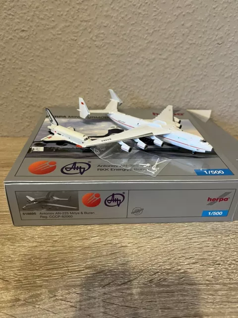 Herpa Wings 1:500 Antonov AN-225 Mriya Und Buran 518895